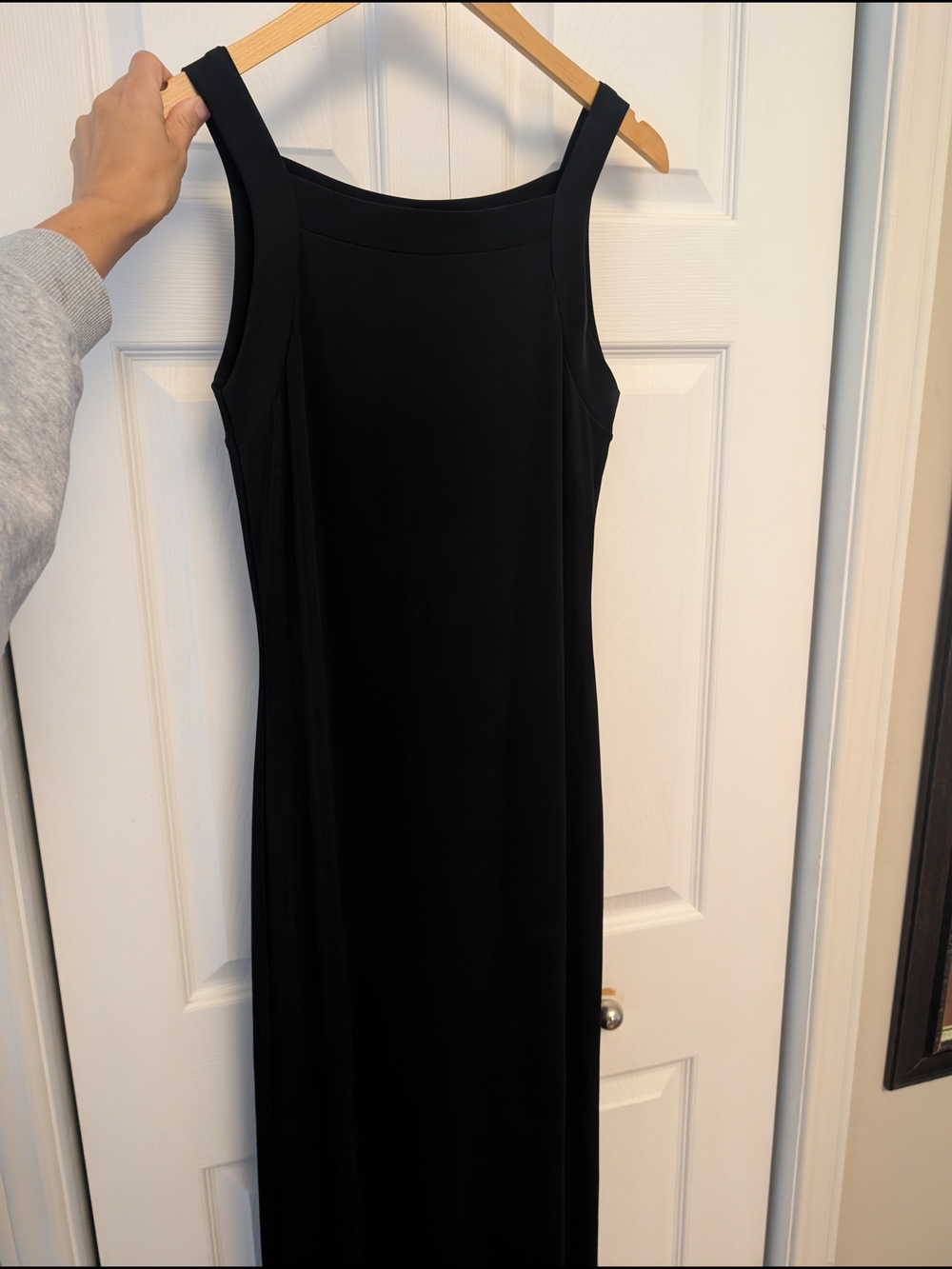 Vintage Black Scarlet Sleeveless Maxi Dress